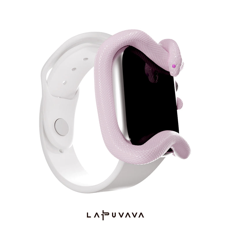 LAPUVAVA | Pink Snake Watch Case for Apple Watch