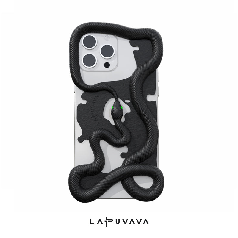 LAPUVAVA | Ouroboros Phone Cases | BLACK