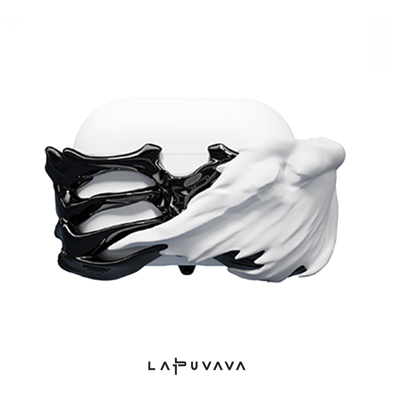 LAPUVAVA | Original Skeleton Wings AirPods Case with Silicone Cover