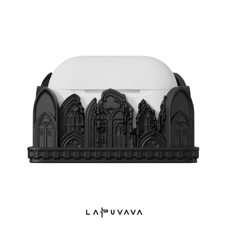 LAPUVAVA | Gothic Arches Candle Style 3D Printed AirPods Case