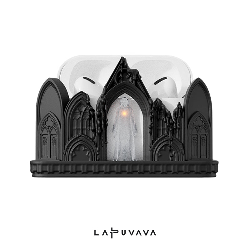 LAPUVAVA | Gothic Arches Candle Style 3D Printed AirPods Case