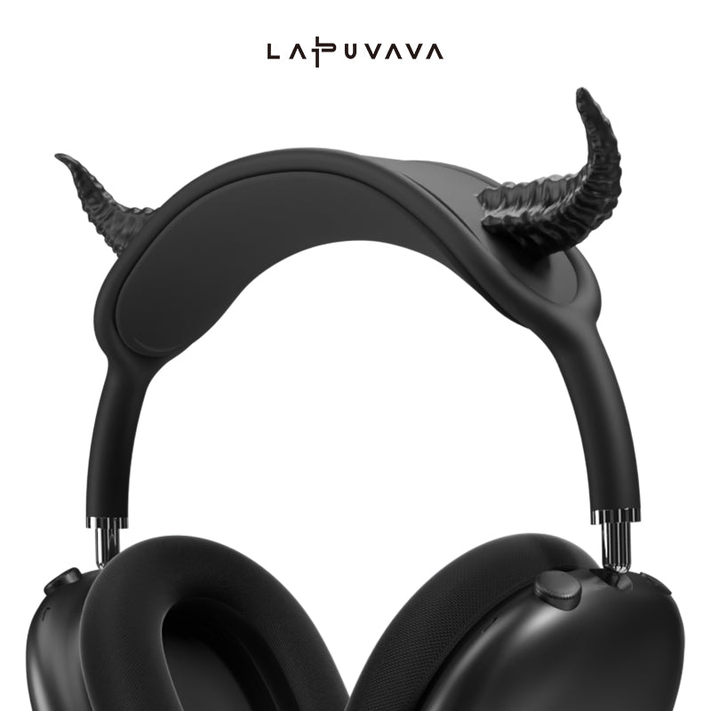 LAPUVAVA | Demon Horns Headband Cover for AirPods Max