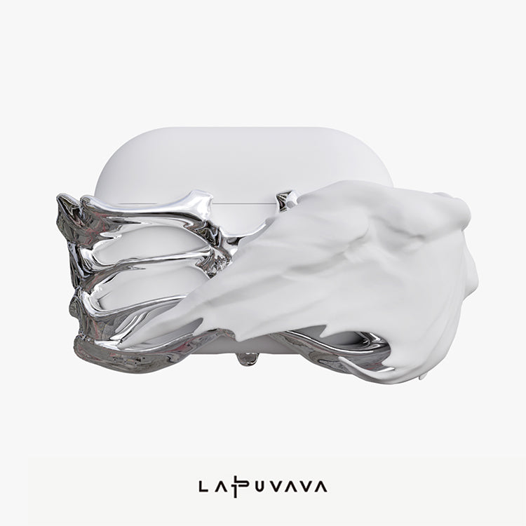 LAPUVAVA | Original Skeleton Wings AirPods Case with Silicone Cover