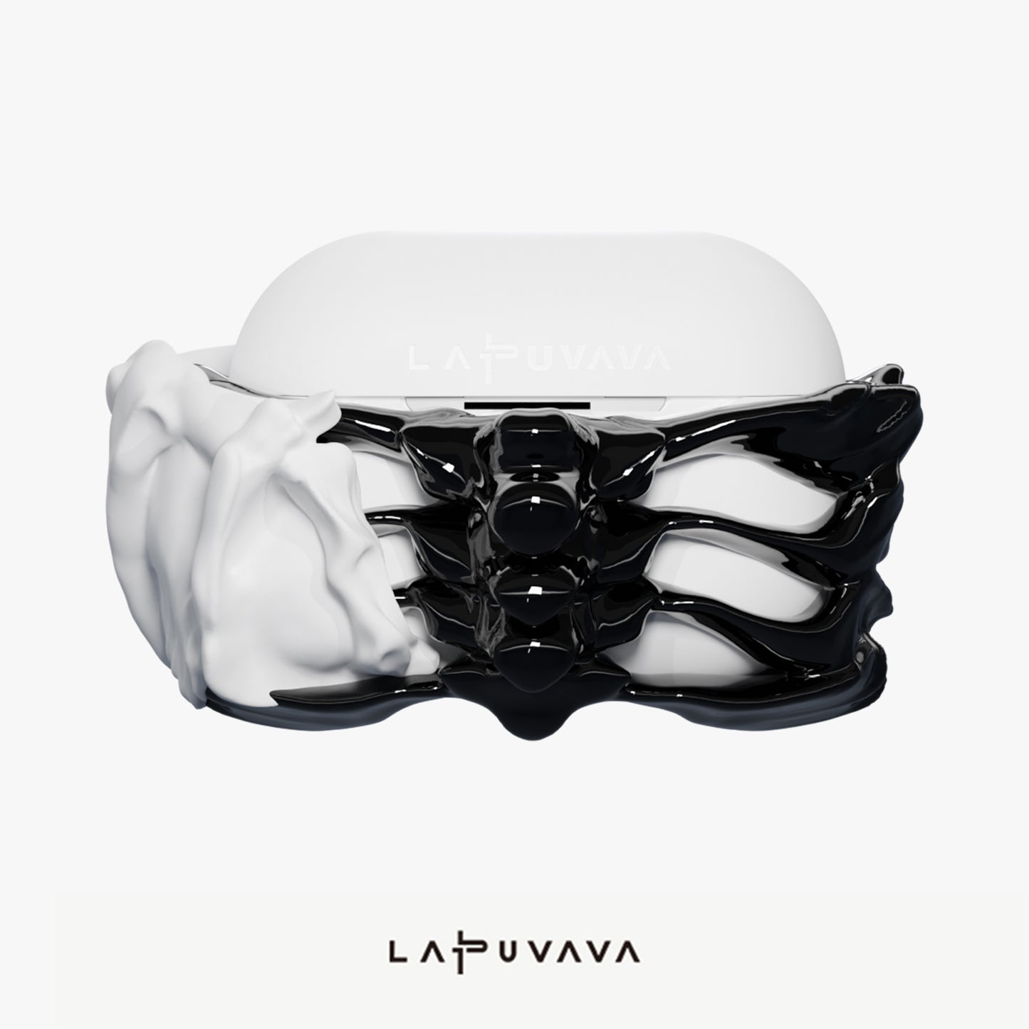 LAPUVAVA | Original Skeleton Wings AirPods Case with Silicone Cover