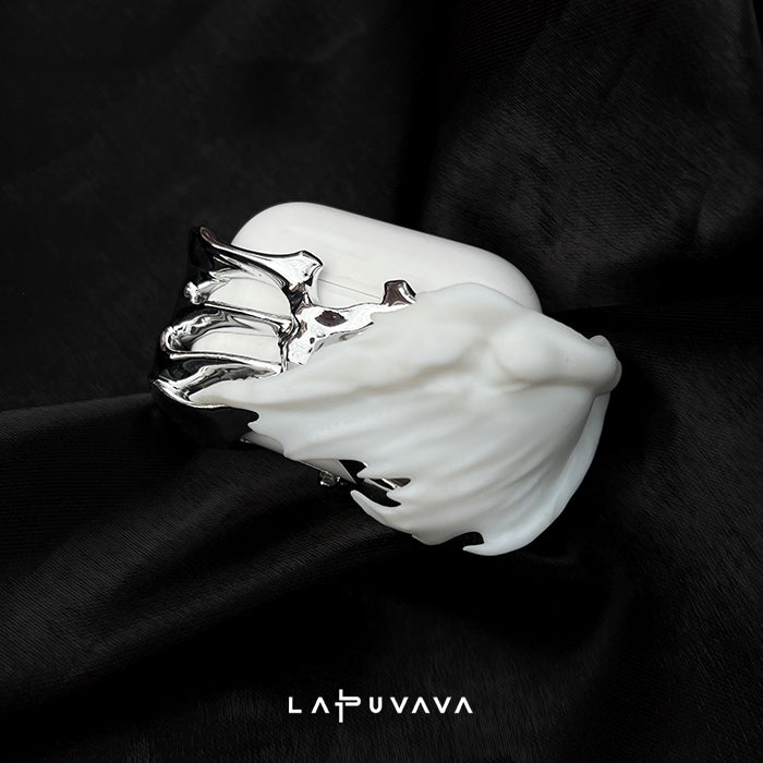 LAPUVAVA | Original Skeleton Wings AirPods Case with Silicone Cover