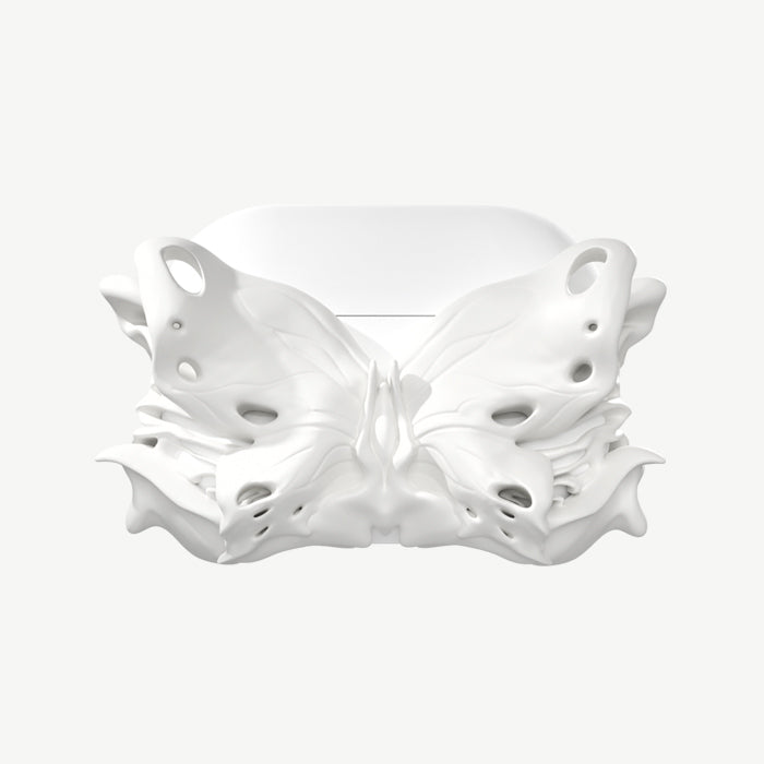 LAPUVAVA | Original Butterfly Art 3D Printed AirPods Case with Silicone Cover